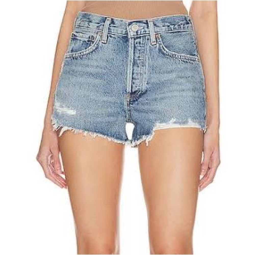 AGOLDE parker cutoff short